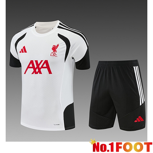 FC Liverpool Kids kit Training T Shirt White/Black/Red 2026/2027