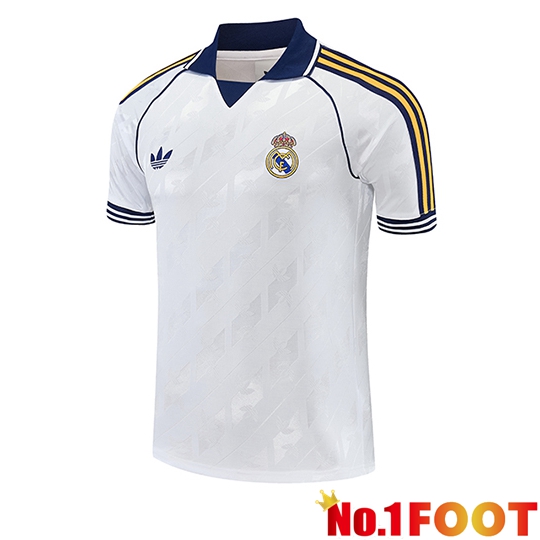 Real Madrid Training T-Shirt White/Blue 2026/2027