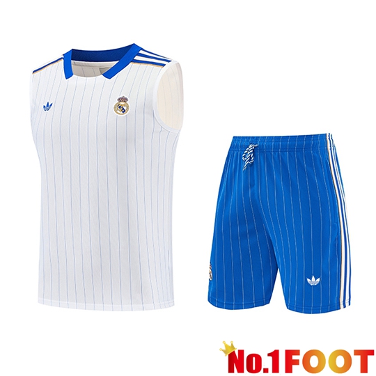 Real Madrid kit Soccer Vests White/Blue 2026/2027