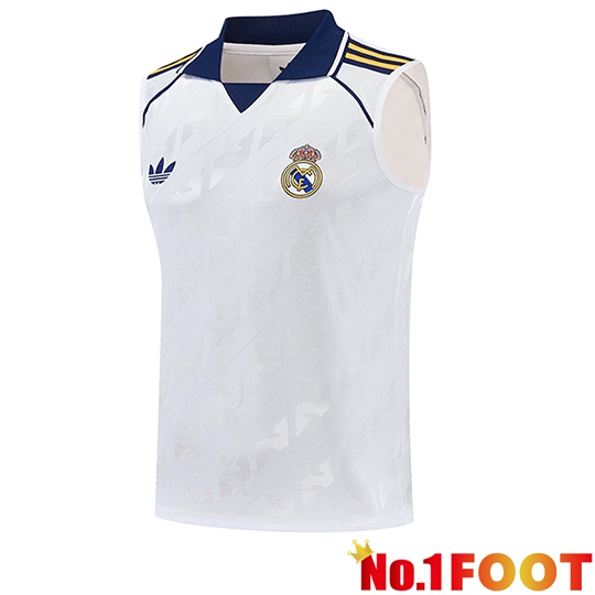 Real Madrid Soccer Vests White/Blue 2026/2027