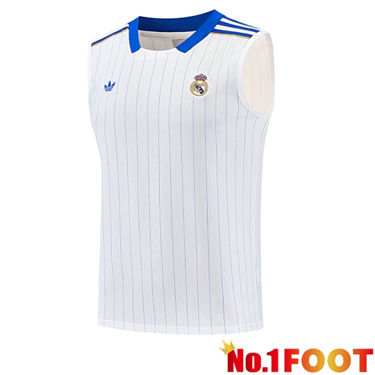 Real Madrid Soccer Vests White/Blue 2026/2027