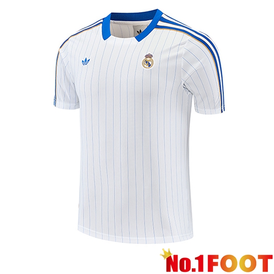 Real Madrid Training T-Shirt White/Blue 2026/2027