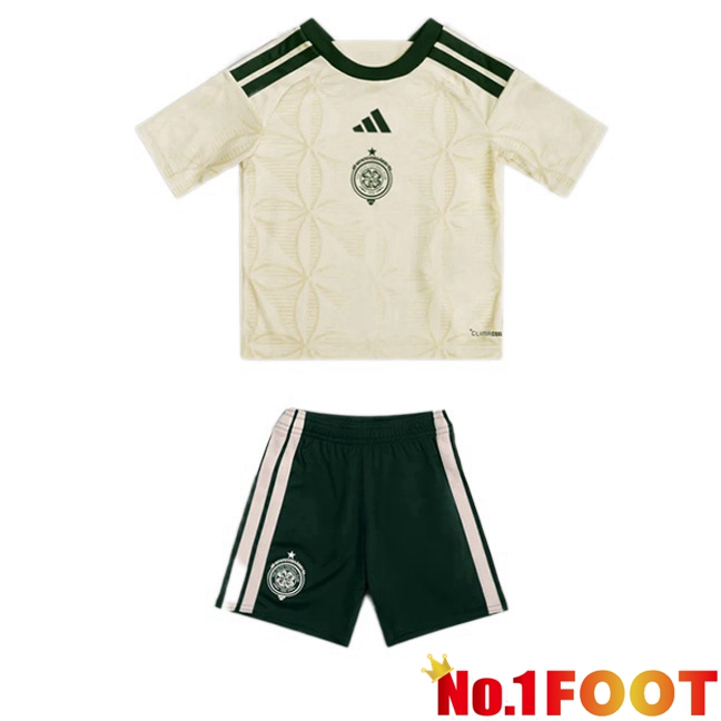 Celtic FC Kids Third Soccer Jersey Yellow 2026/2027