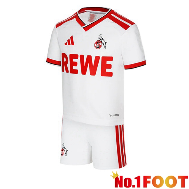 FC Koln Kids Home Soccer Jersey Red White 2026/2027