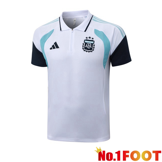 Argentina Soccer Polo White 2026/2027