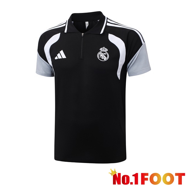 Real Madrid Soccer Polo Black 2026/2027