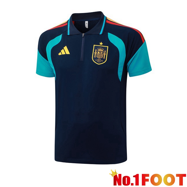 Spain Soccer Polo Blue Royal 2026/2027