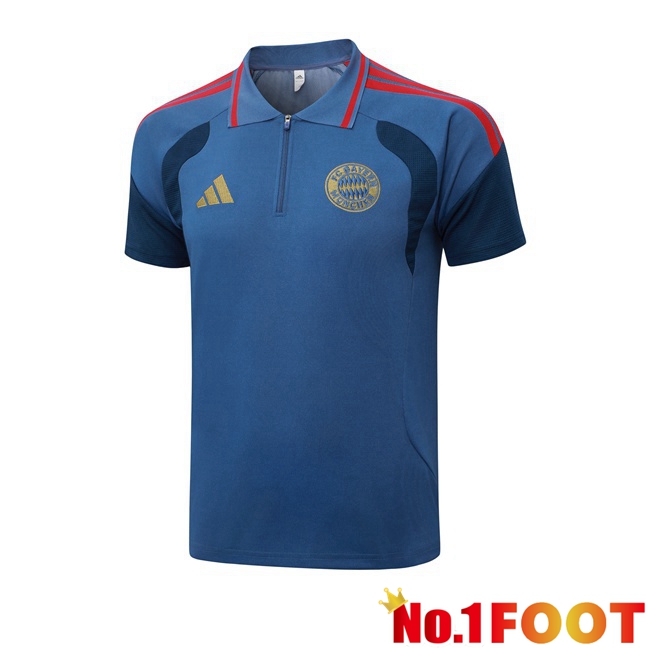 Bayern Munich Soccer Polo Blue Royal 2026/2027