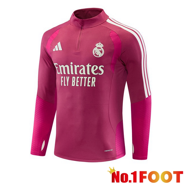 Real Madrid Training Sweatshirt Red 2026/2027