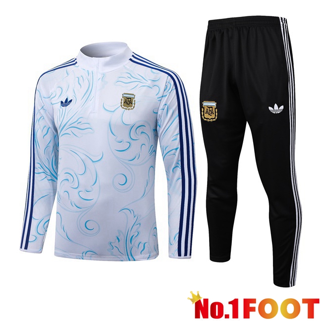 Argentina kit Training Tracksuit White Blue 2026/2027