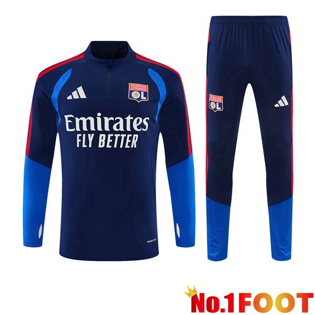 lyon OL kit Training Tracksuit Blue Royal 2026/2027