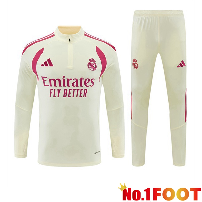 Real Madrid kit Training Tracksuit Yellow 2026/2027