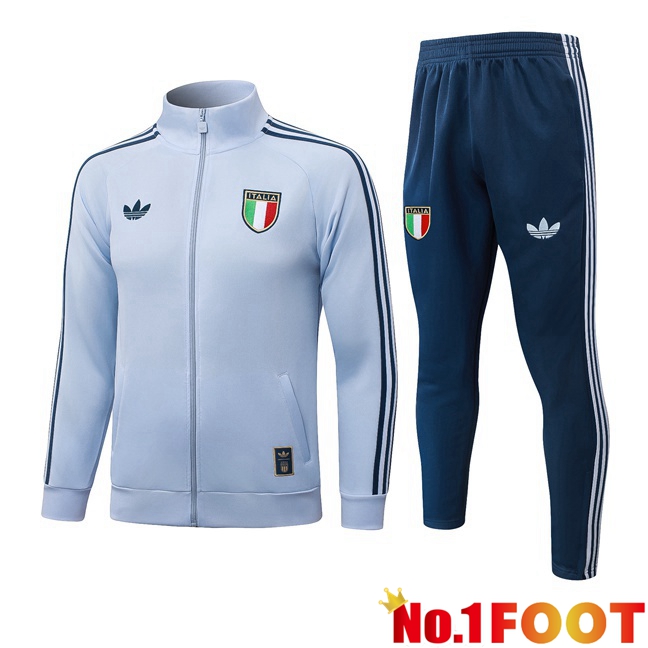 Italy kit Training Tracksuit - Training Jacket Grey 2026/2027