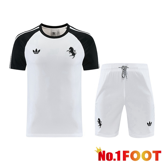 Juventus kit Training T Shirt + Shorts White 2026/2027