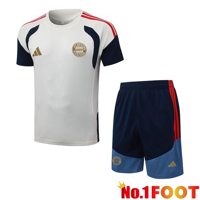 Bayern Munich kit Training T Shirt + Shorts Yellow 2026/2027