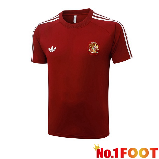 Spain Training T Shirt Red 2026/2027