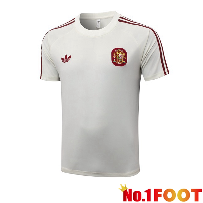 Spain Training T Shirt White 2026/2027