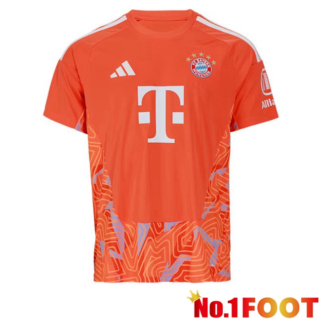 Bayern Munich Goalkeeper Soccer Jersey Orange 2026/2027