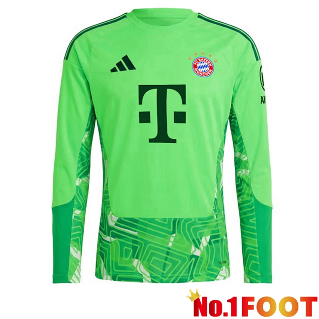 Bayern Munich Goalkeeper Soccer Jersey Long sleeve Green 2026/2027