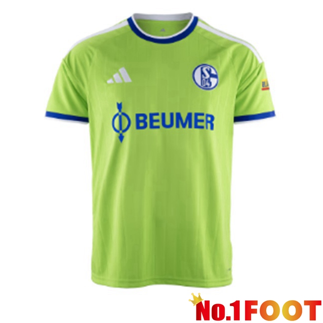 Schalke 04 Third Soccer Jersey Green 2026/2027
