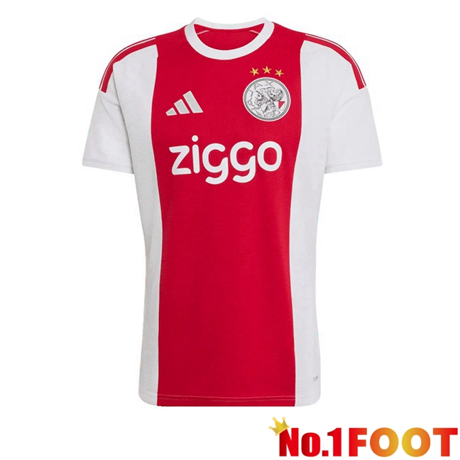 AFC Ajax Home Soccer Jersey Red White 2026/2027