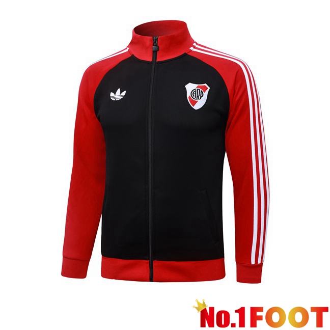 River Plate Training Jacket Black Red 2026/2027