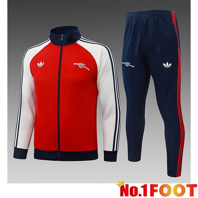 Arsenal Kids kit Training Tracksuit - Training Jacket Red White 2026/2027