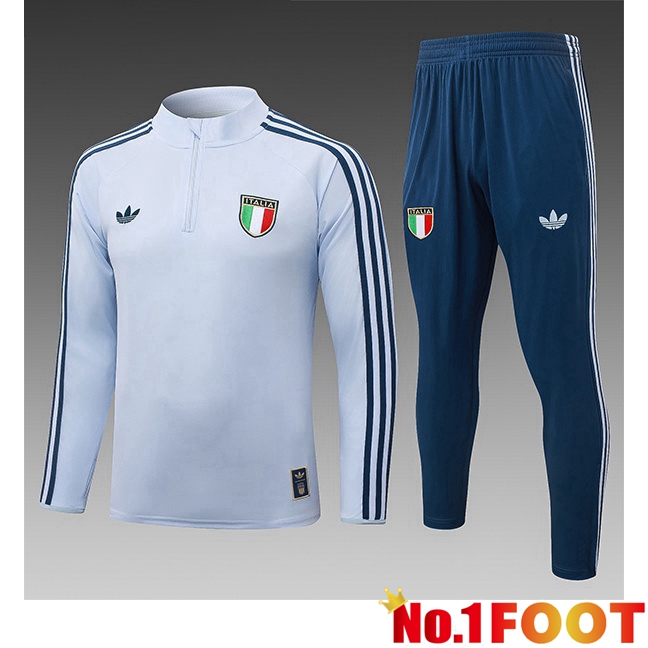 Italy Kids kit Training Tracksuit White 2026/2027