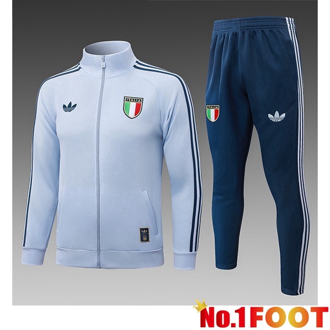Italy Kids kit Training Tracksuit - Training Jacket White 2026/2027