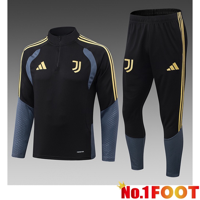 Juventus Kids kit Training Tracksuit Black 2026/2027