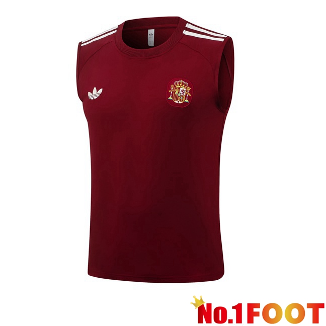 Spain Gilet Soccer Red 2026/2027