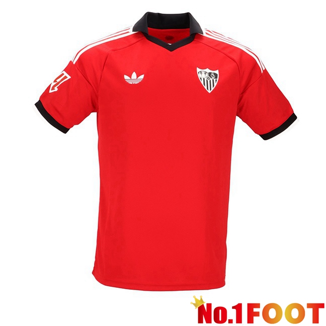 Sevilla FC Away Soccer Jersey Red 2026/2027