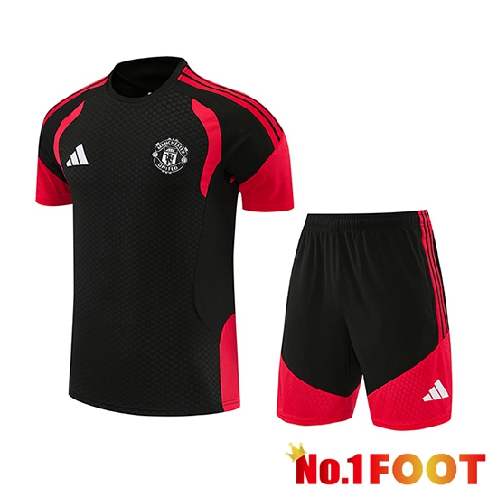 Manchester United kit Training T-Shirt Black/Red 2026/2027