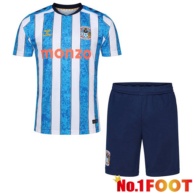 Coventry City Kids Home Soccer Jersey Blue White 2026/2027