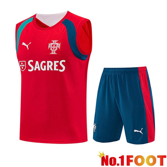 Portugal kit Soccer Vests Red/Green 2026/2027