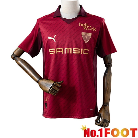 Stade Rennais Soccer Jersey 125th Anniversary Edition Red 2026/2027