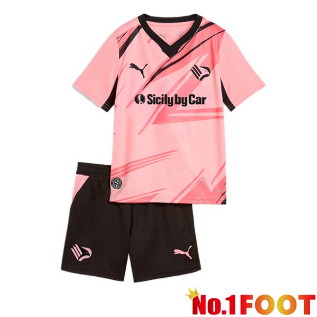 Palerme FC Kids Home Soccer Jersey Pink 2026/2027