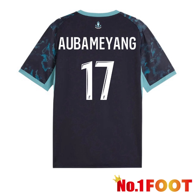 Marseille OM (Aubameyang 17) Away Soccer Jersey Blue Royal 2026/2027