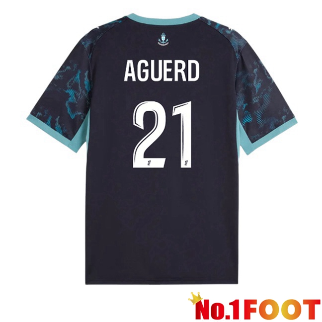 Marseille OM (Aguerd 21) Away Soccer Jersey Blue Royal 2026/2027