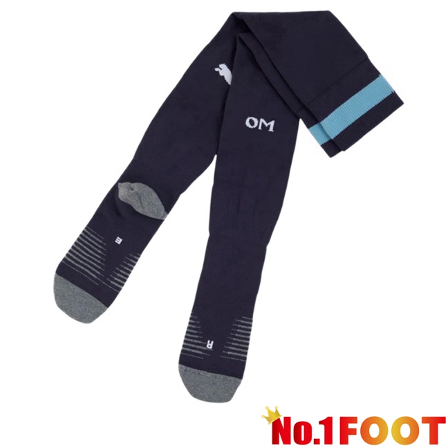 Marseille OM Away Soccer Socks Blue Royal 2026/2027