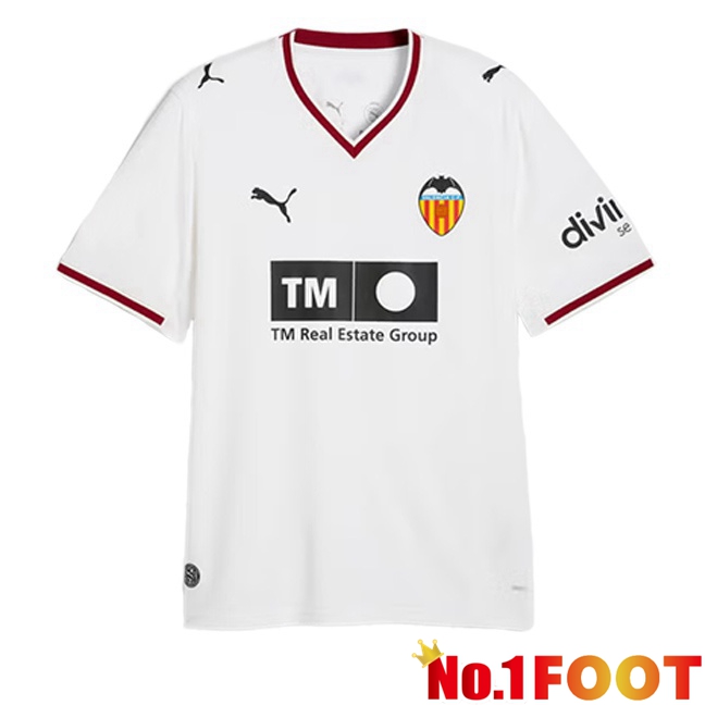 Valencia CF Home Soccer Jersey White 2026/2027
