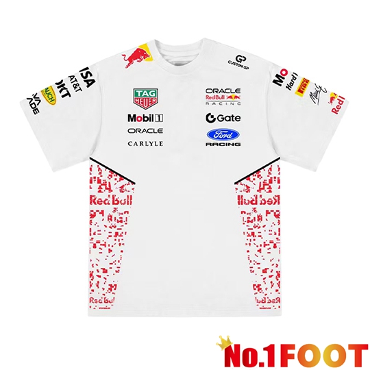 Red Bull Racing T-Shirt F1 Team White/Red 2026