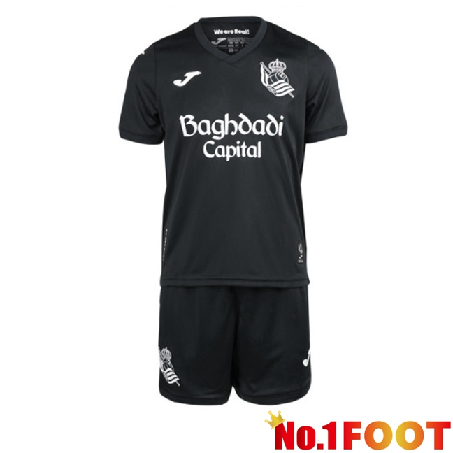 Real Sociedad Kids Away Soccer Jersey Black 2026/2027