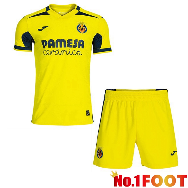 Villarreal Kids Home Soccer Jersey Yellow 2026/2027