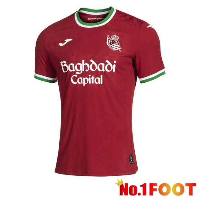 Real Sociedad Third Soccer Jersey Red 2026/2027