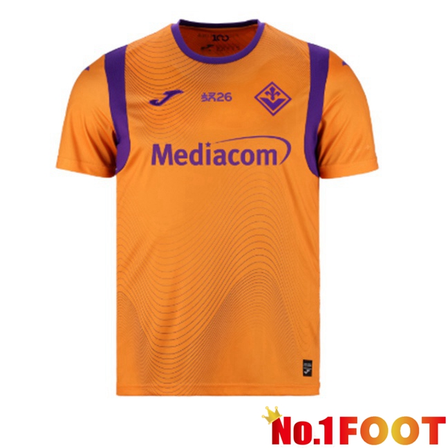 ACF Fiorentina Goalkeeper Soccer Jersey Orange 2026/2027