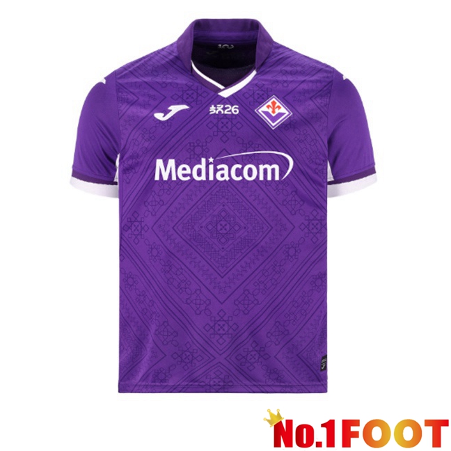ACF Fiorentina Home Soccer Jersey Purple 2026/2027