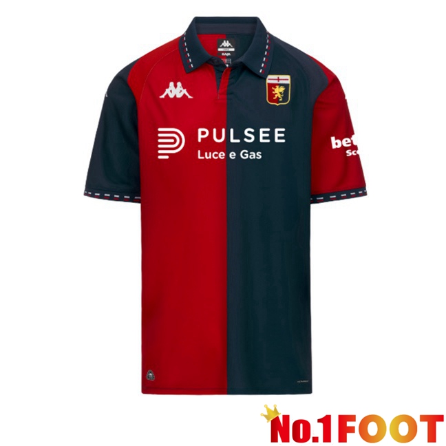 Genoa CFC Home Soccer Jersey Red Blue Royal 2026/2027