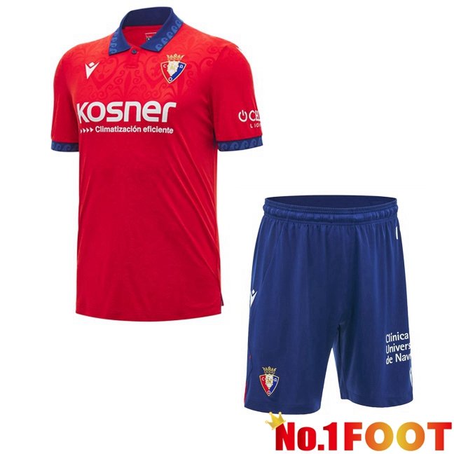 CA Osasuna Kids Home Soccer Jersey Red 2026/2027
