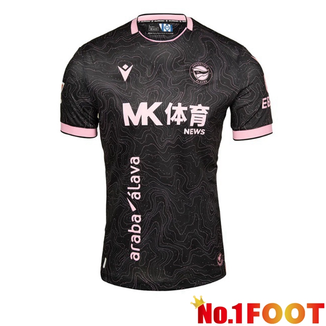 Deportivo Alaves Away Soccer Jersey Black 2026/2027